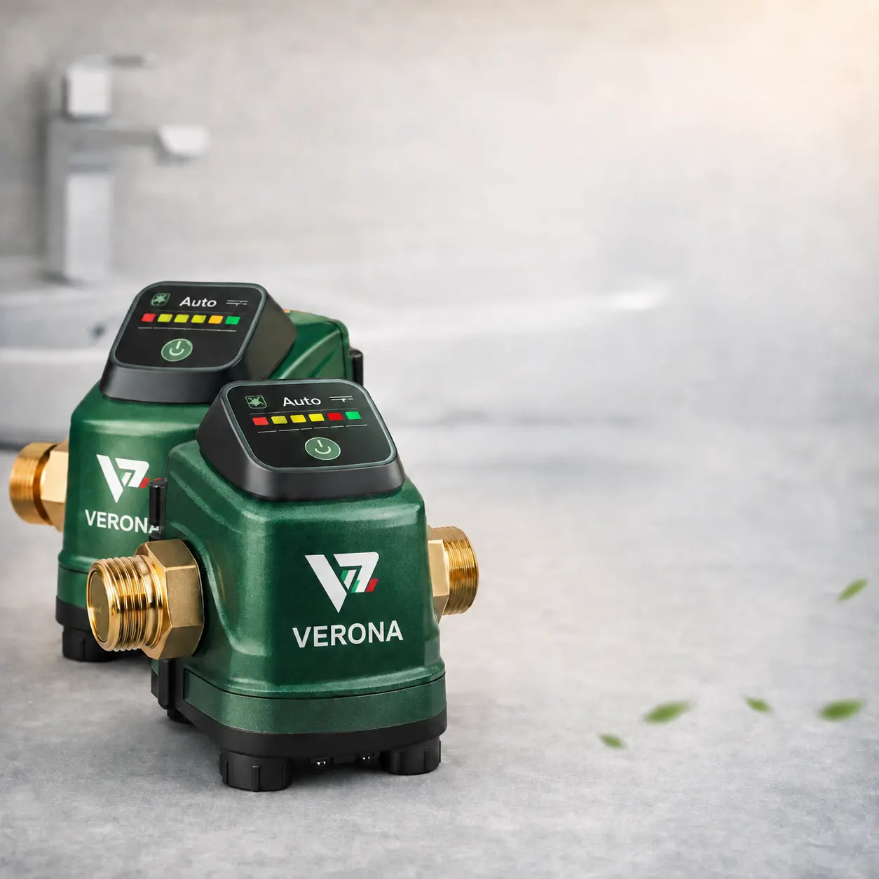 Water pressure boosting pumps